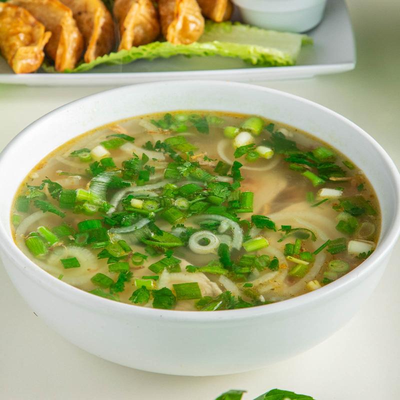 White Chicken Meat Soup photo