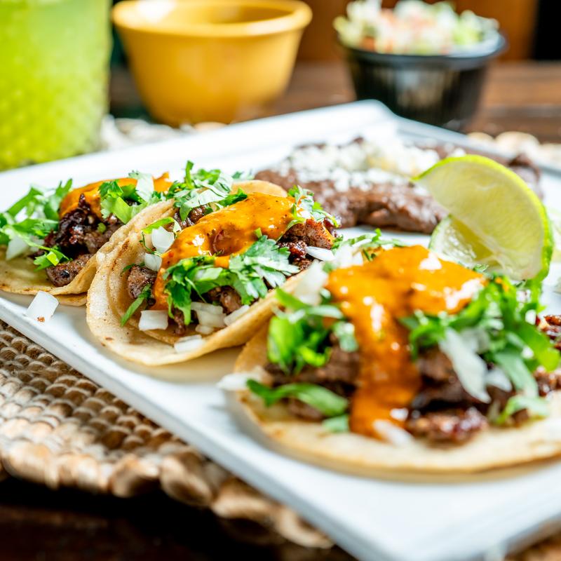 menu item 25 of 54, Tacos De Asada