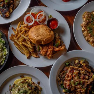Full table, top view.