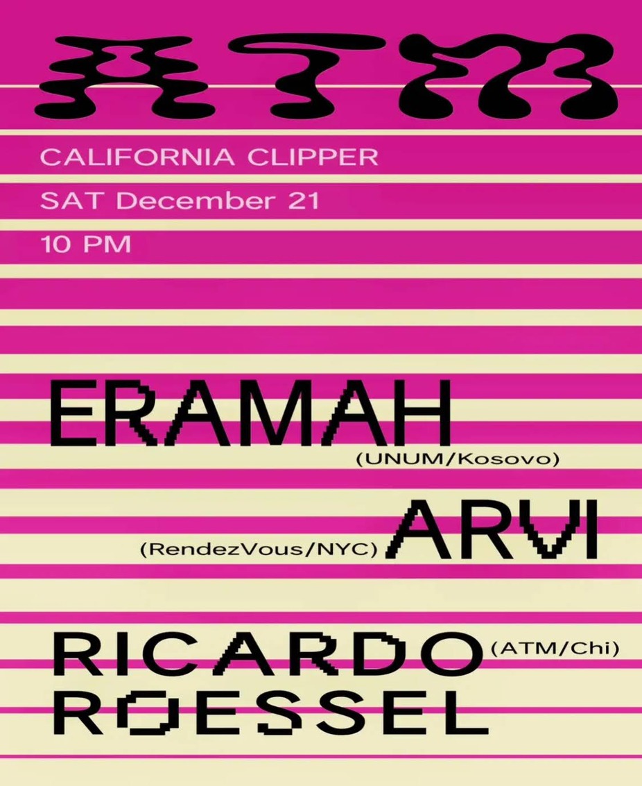 ATM - ERAMAH / ARVI / RICARDO ROESSEL event photo