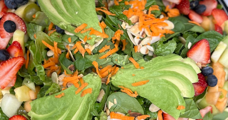 Tropical Chopped Salad, close-up