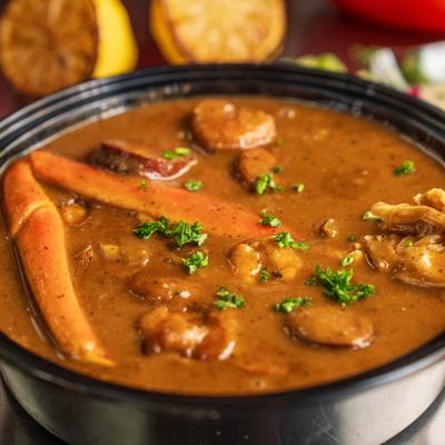Seafood Gumbo.
