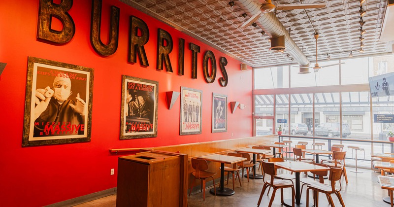 Interior seating area