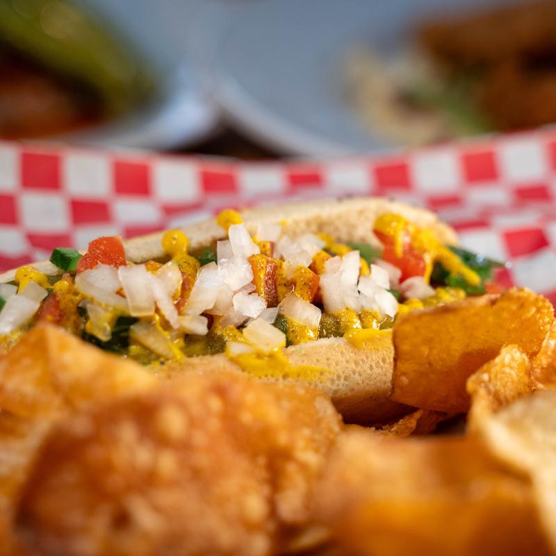 menu item 16 of 18, Chicago Dog