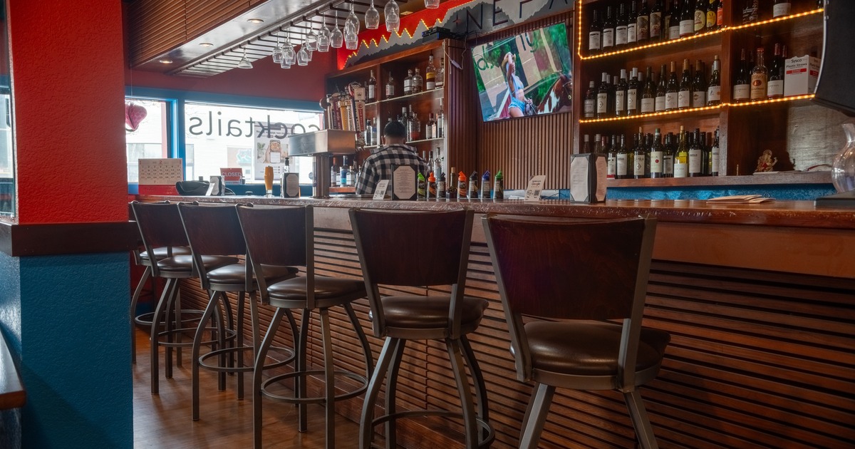 Interior, bar area