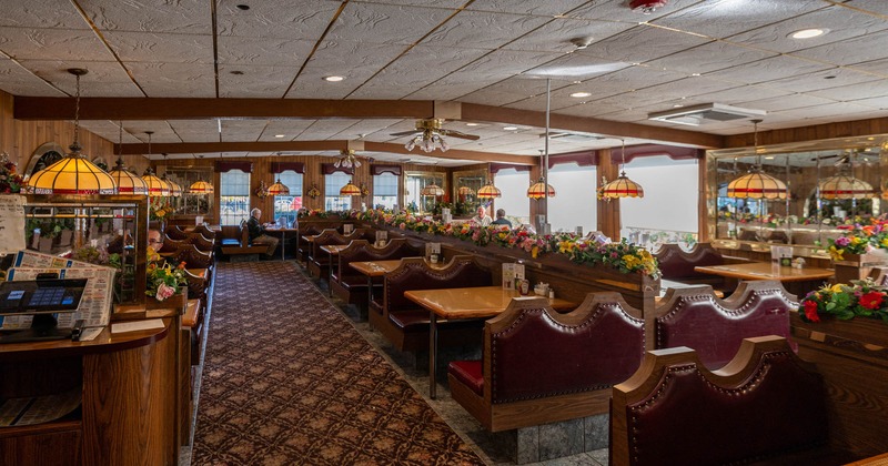 Interior, dining area