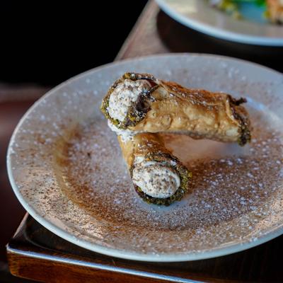 Cannoli plate.