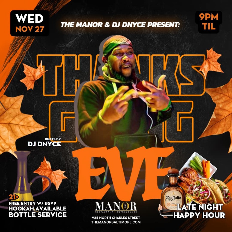 Thanksgiving EVE w/ DJ DNyce event photo