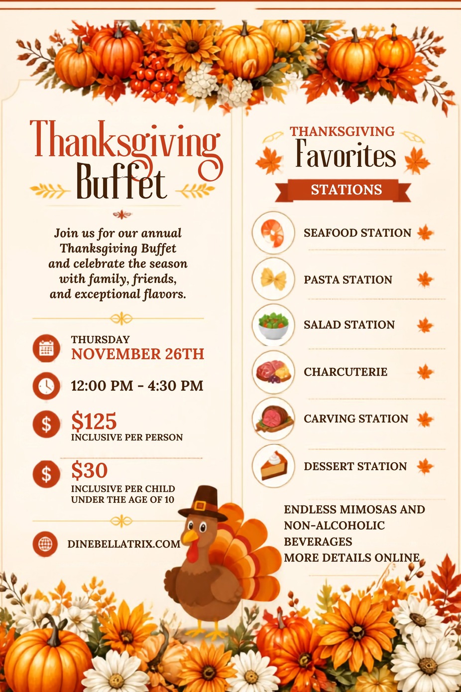 Thanksgiving Family Buffet event photo