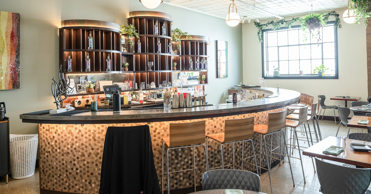 Interior, diner area, tables, chairs, booths