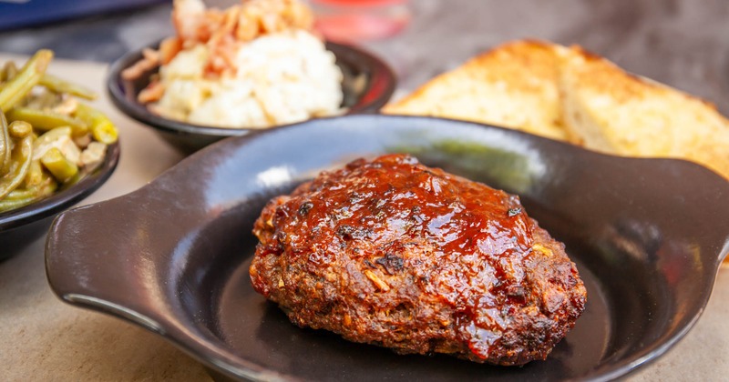 Meatloaf, close-up