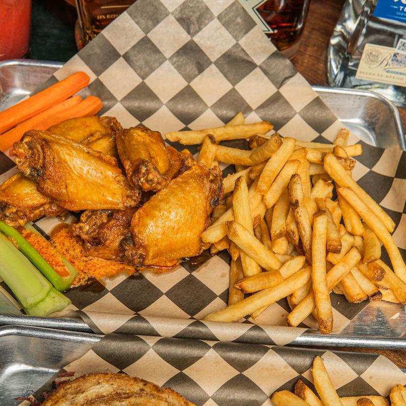 menu item 9 of 9, Wings - Bone in