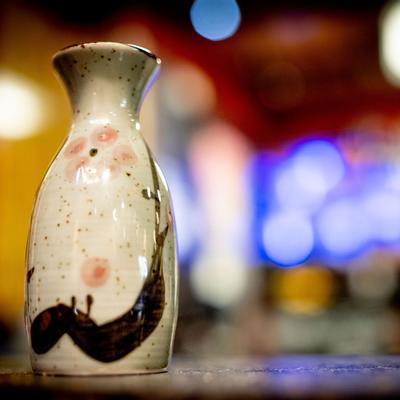 Bottle of drink closeup