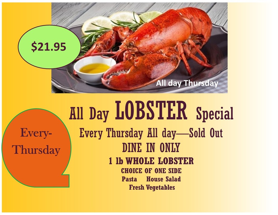 Lobster Special All Day event photo