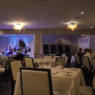 Interior, dining area.