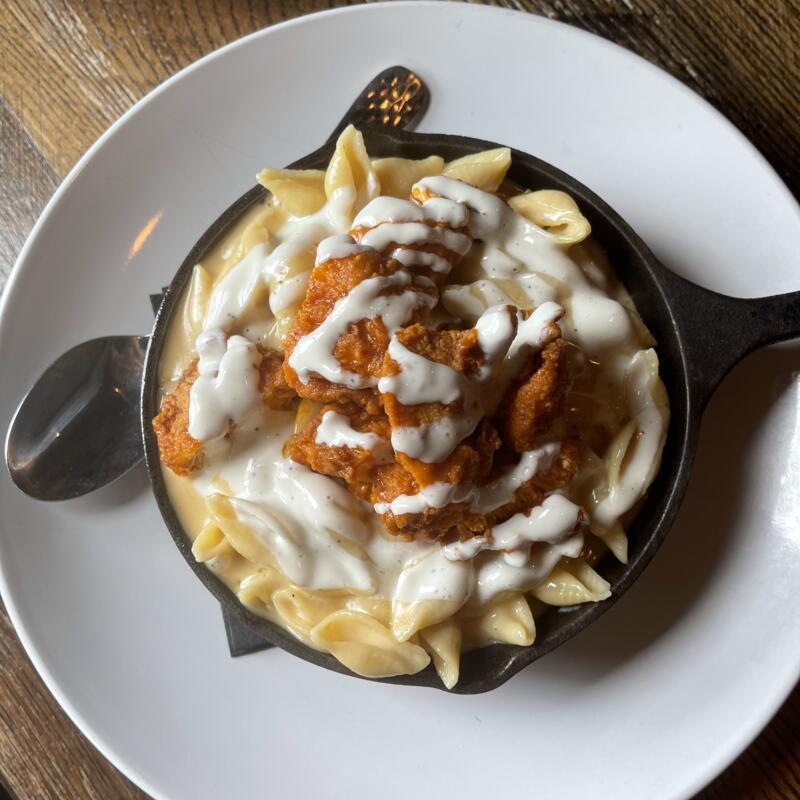 Buffalo chicken mac n cheese photo