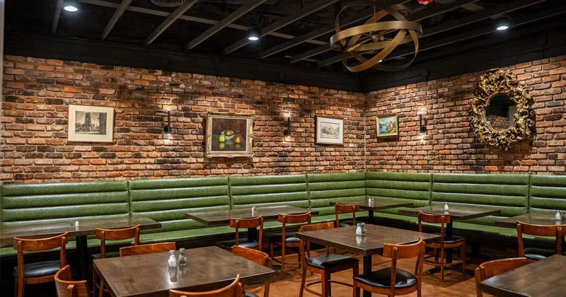 Interior seating area