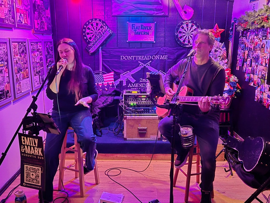 Emily Bawn and Mark event photo