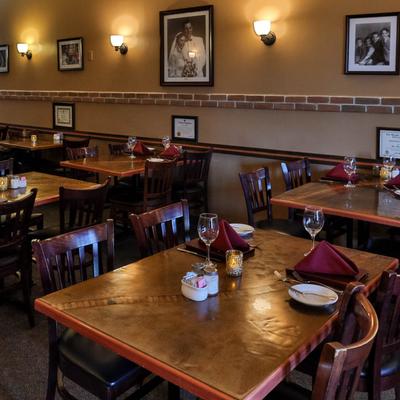Interior, dining area.