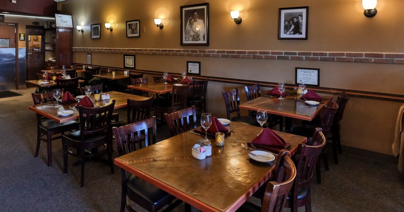 Interior, dining area