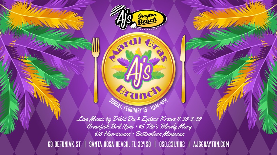 Mardi Gras Brunch at AJ's event photo