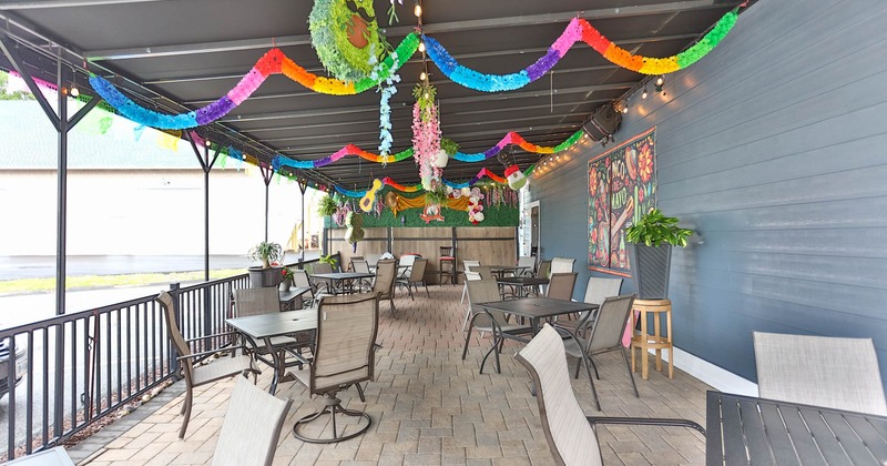 Exterior seating area