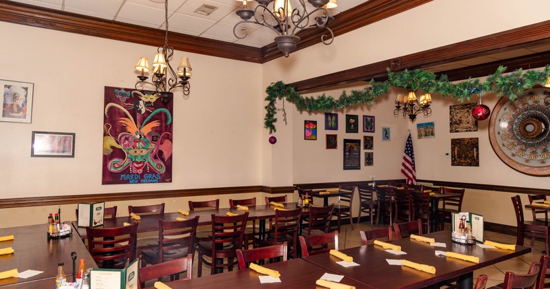 Interior, seating space