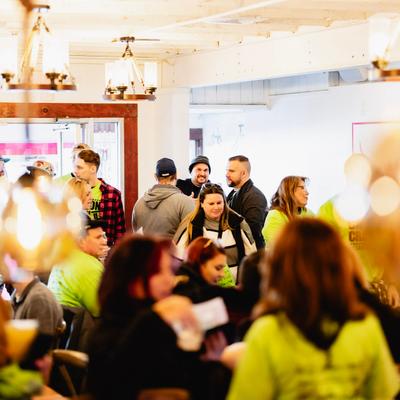 Guests at the venue.