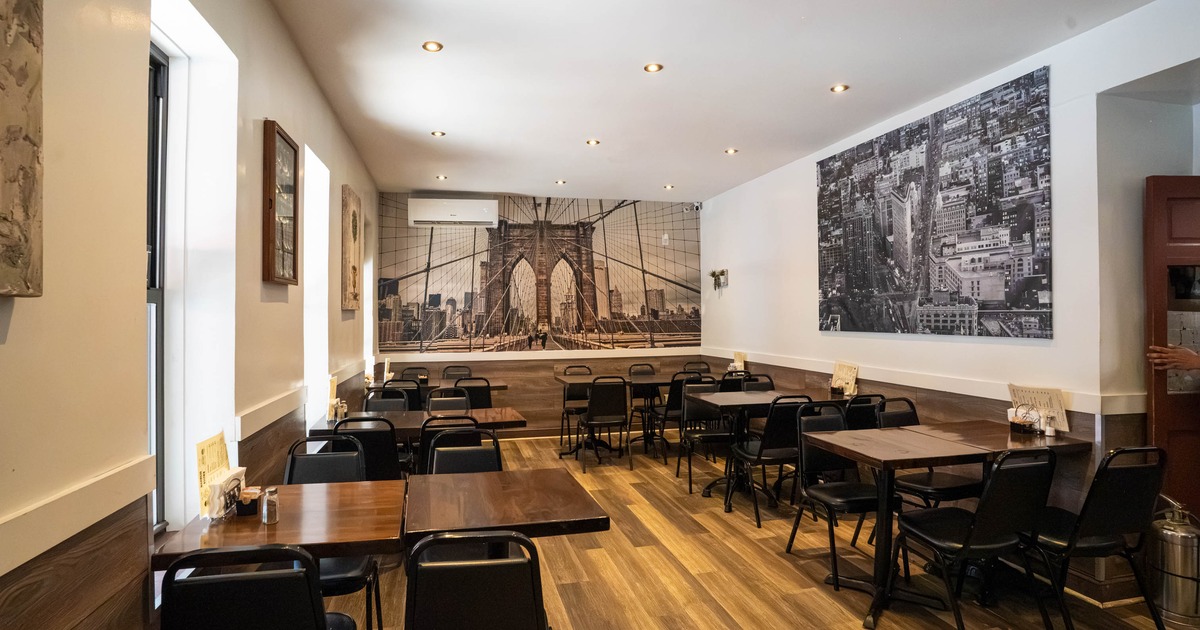Interior, tables and seats