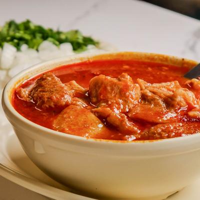 Beef tripe soup.