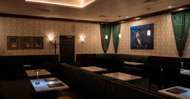 The Butterfly Club dining area