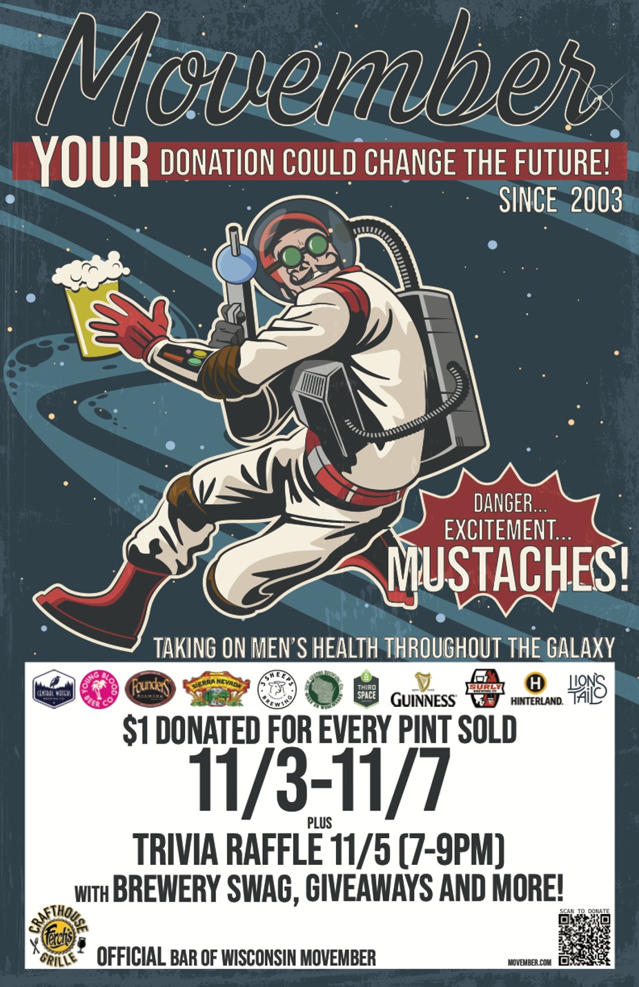 Movember Raffle/Donation event photo