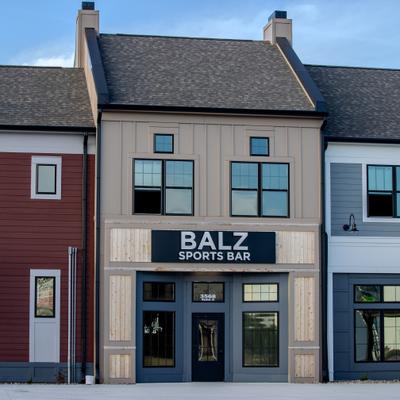 Exterior, front view to restaurant.