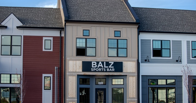 Exterior, front view to restaurant