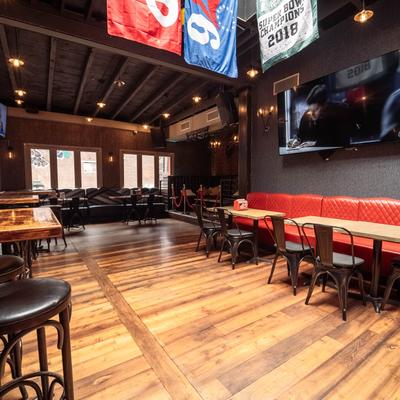 Interior, dining area.