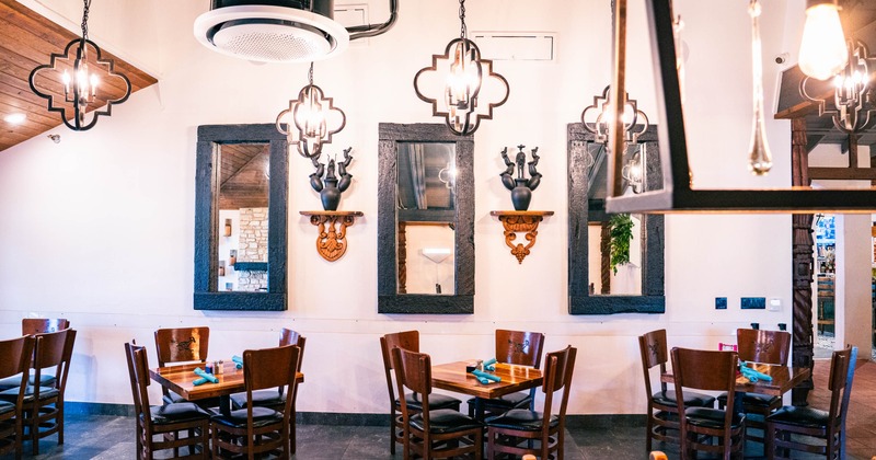 Tables ready for guests