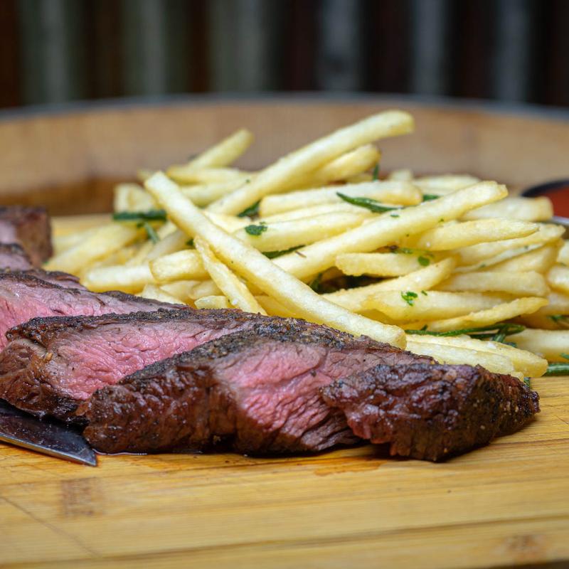 The Mill Steakhouse + Spirits - Flank + Frites.