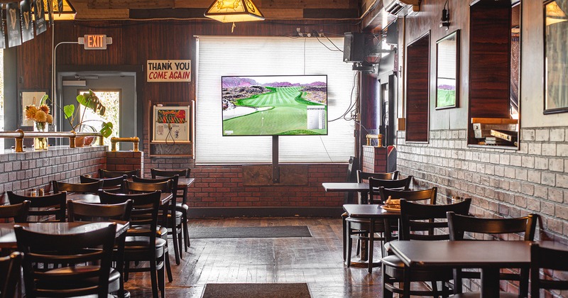 Interior space, dining area