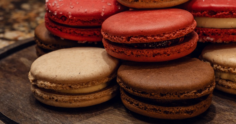 Variety of Macarons