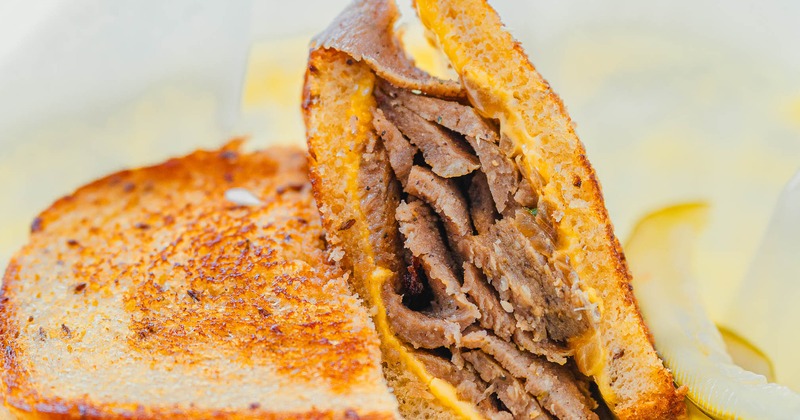 Gyro Grilled Cheese Sandwich