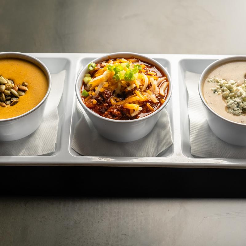 menu item 22 of 67, Soup Flight - GF