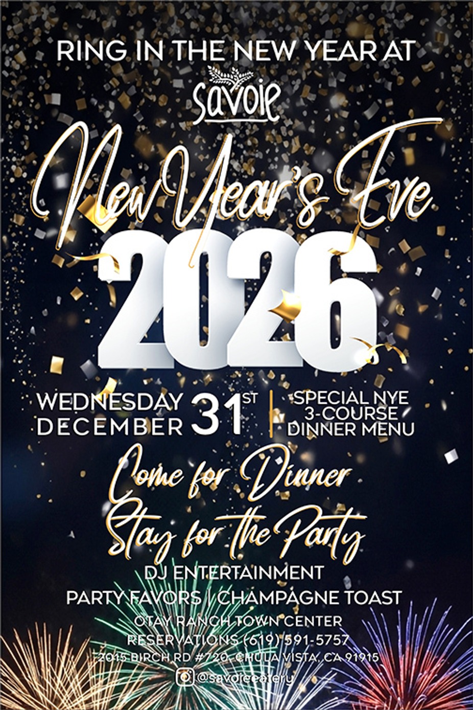 New Year's Eve event photo