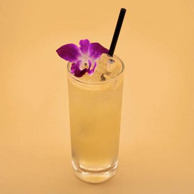 Yellow cocktail.