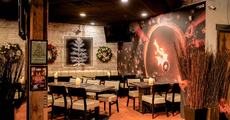 Tables ready for guests