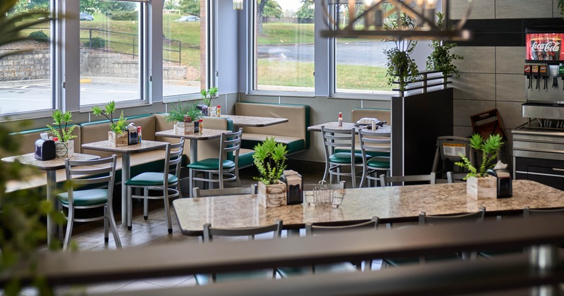 Interior, seating area