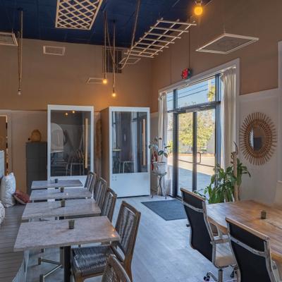 The restaurant's interior