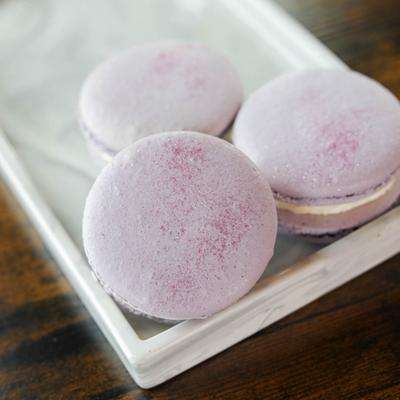 Strawberry Lemon Macaron.