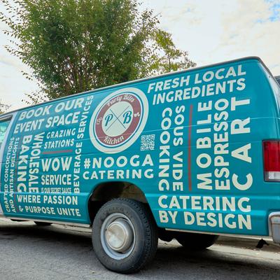 Exterior, catering van.
