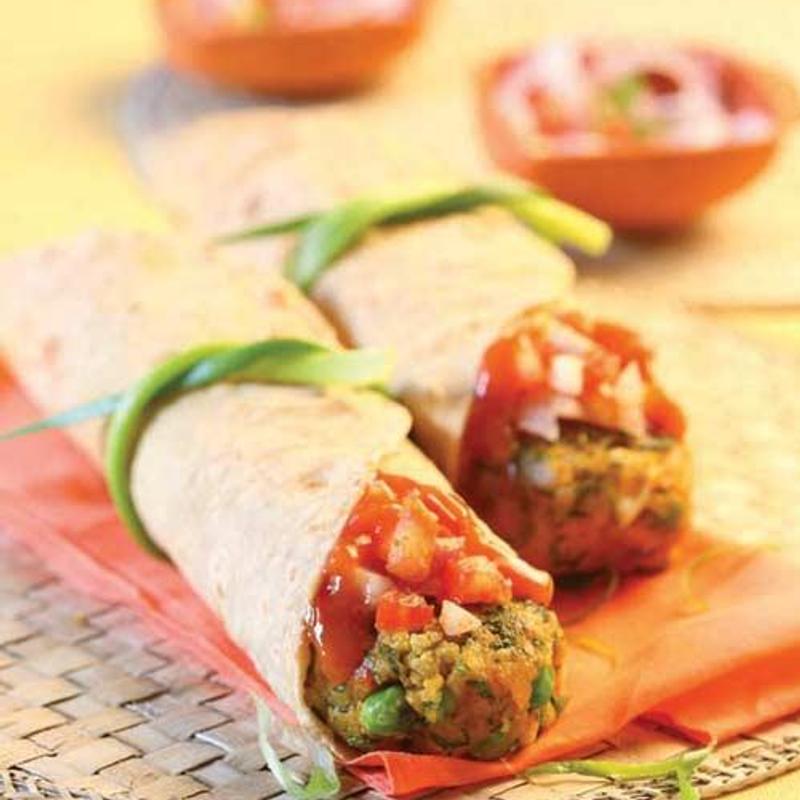 Vegetable Kebab Roll photo