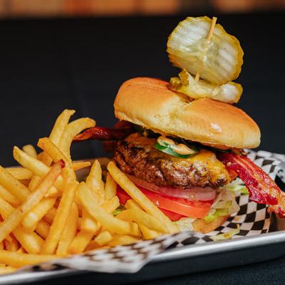 Kicker Burger served